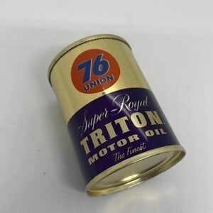 Vintage Can Triton Motor Oil